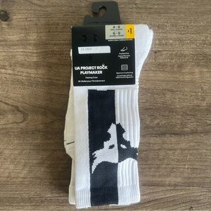 Under Armour Project Rock Playmaker Training Crew Socks Women's 6-9